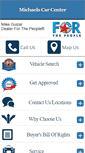 Mobile Screenshot of michaelscarcenter.com